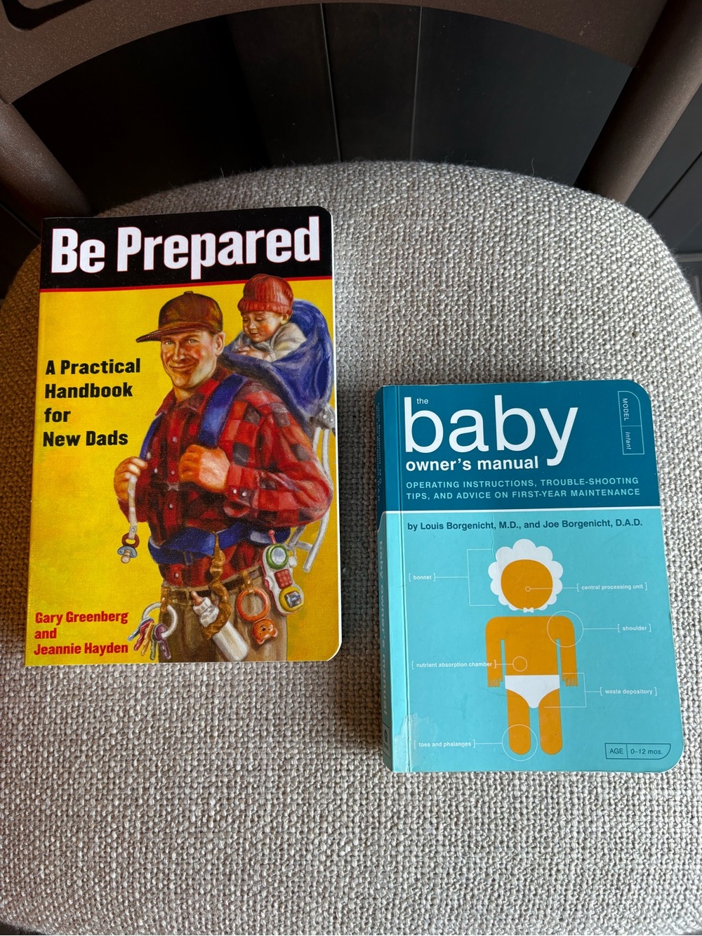Be Prepared and The Baby Owner’s Manuel sold as a Set of 2